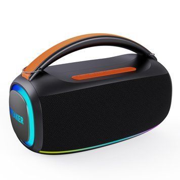 Портативна Bluetooth-колонка бездротова з підсвіткою та акумулятором 00043 фото