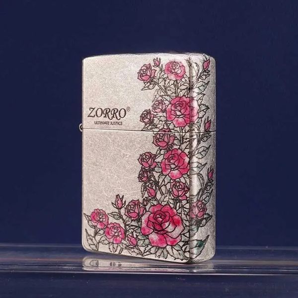 Металева бензинова запальничка ZORRO,зажигалка 00114 фото